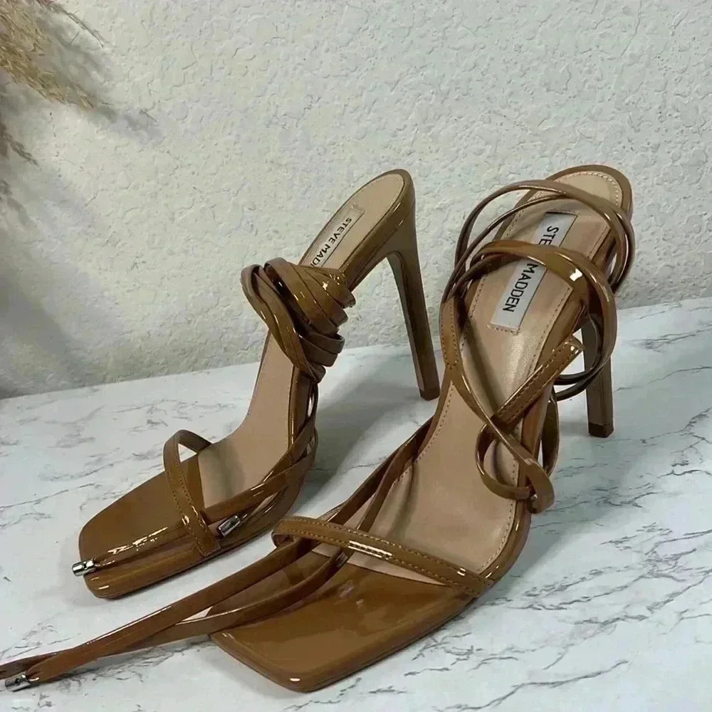 STEVE MADDEN "UPLIFT" HEELS SIZE 9.5 M - Picture 3 of 11